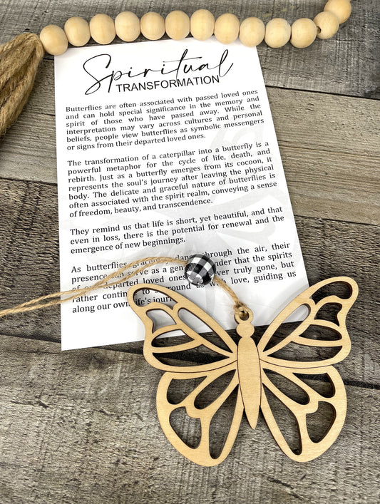 Butterfly Ornament - Story of Spiritual Transformation