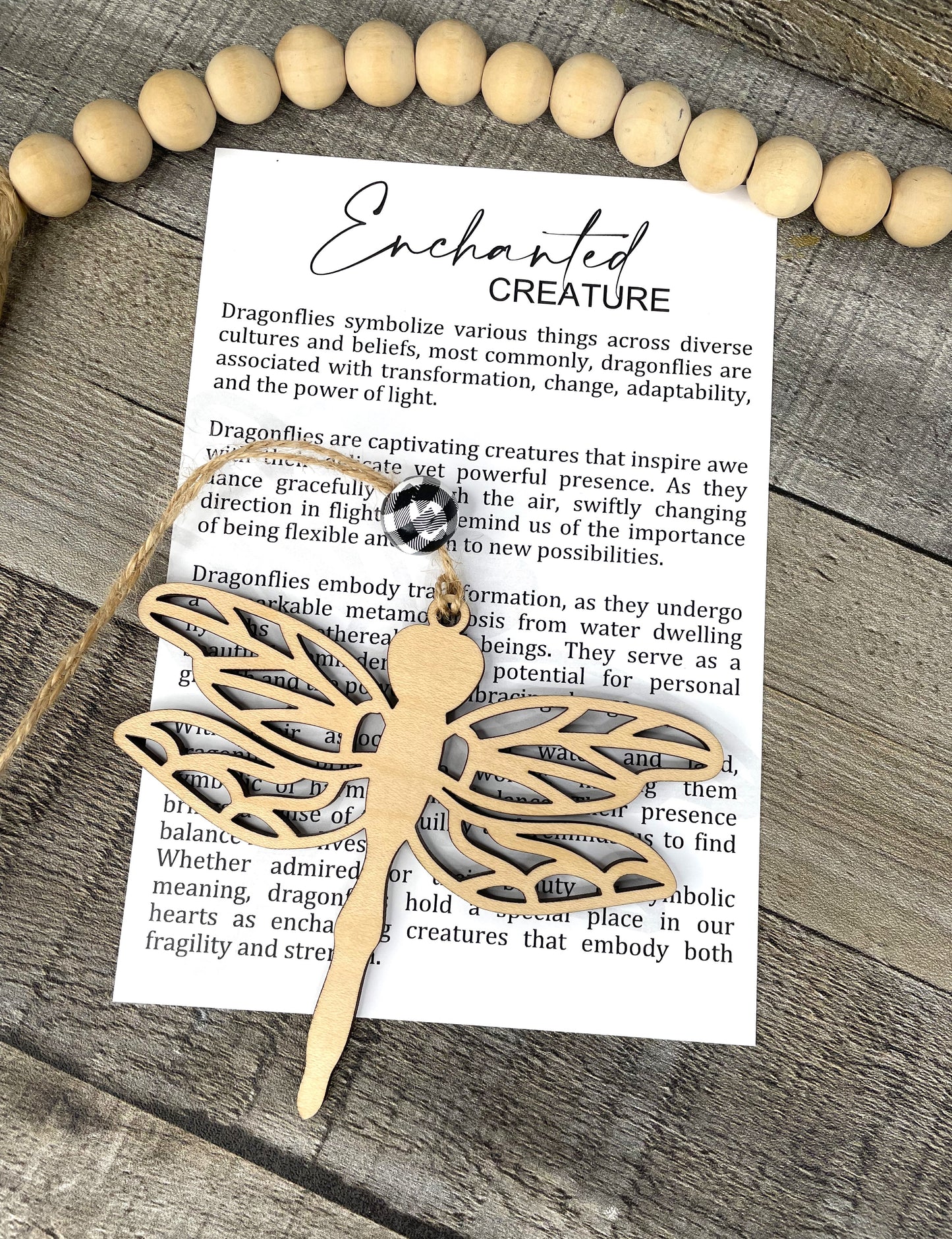 Dragonfly Ornament - Story of the Enchanted Creature