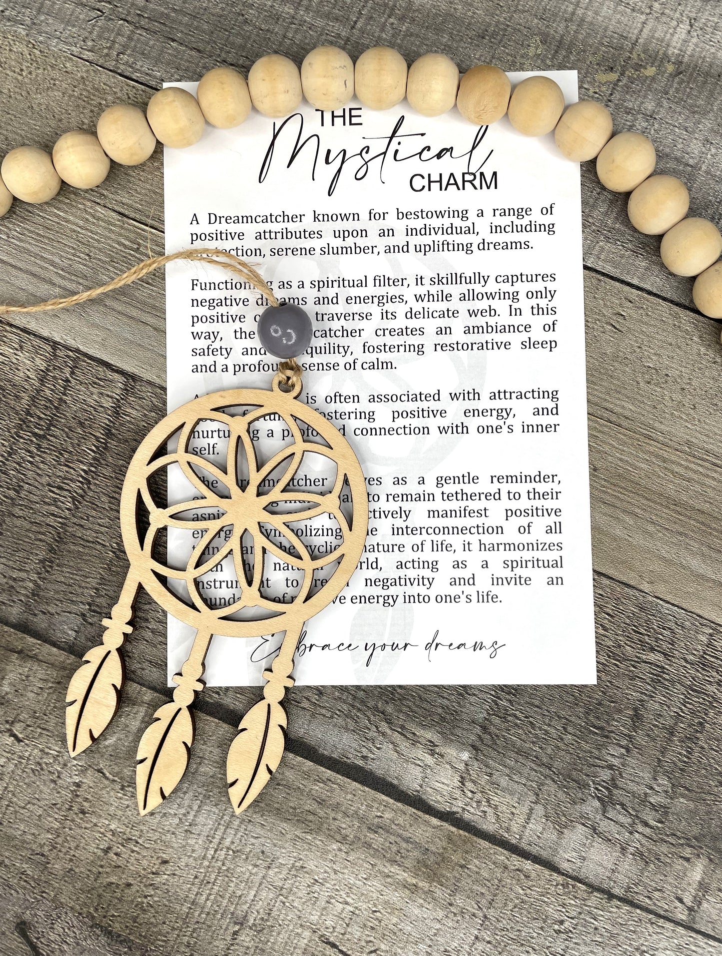 Dreamcatcher Ornament - Story of Mystical Charm