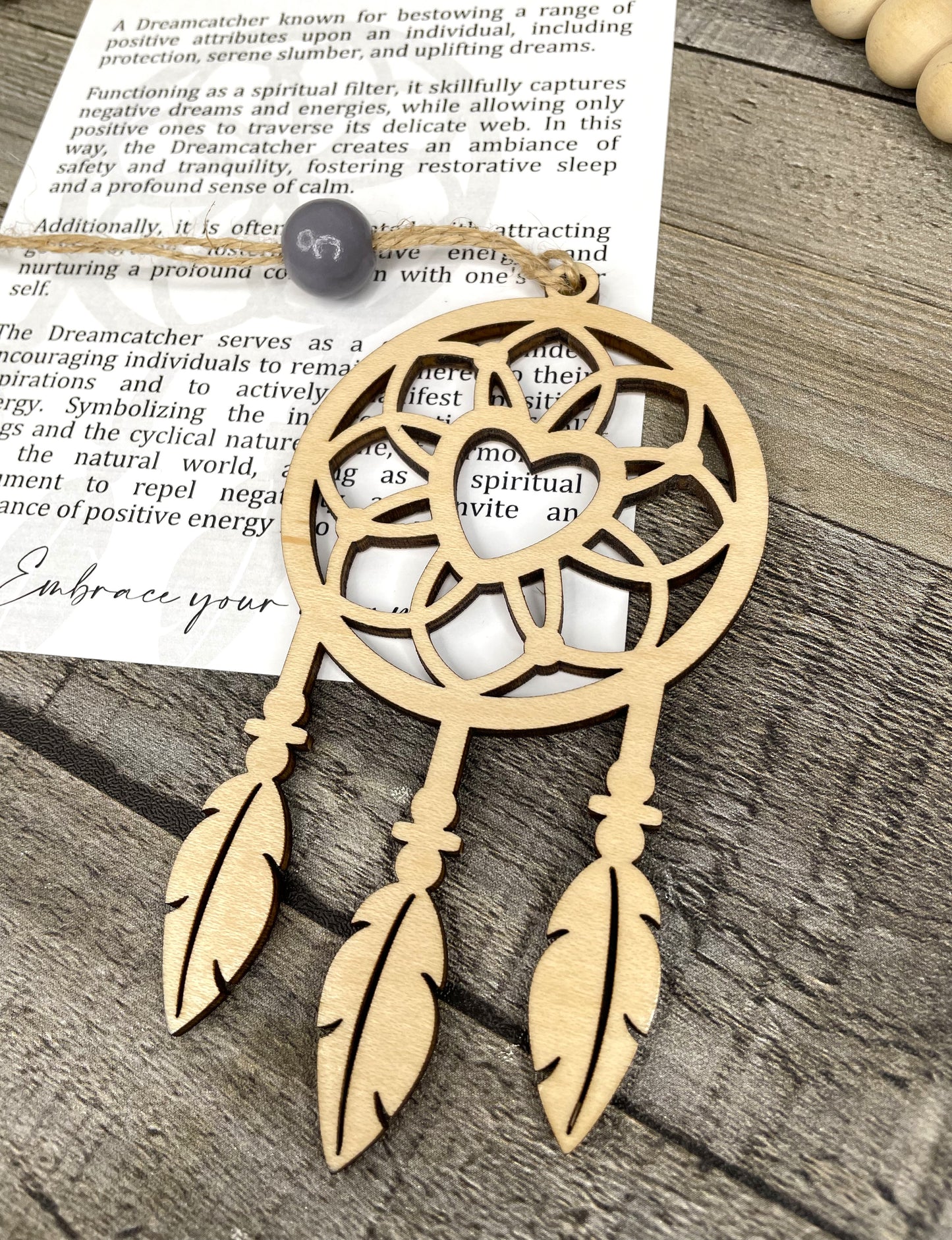 Dreamcatcher Ornament - Story of Mystical Charm