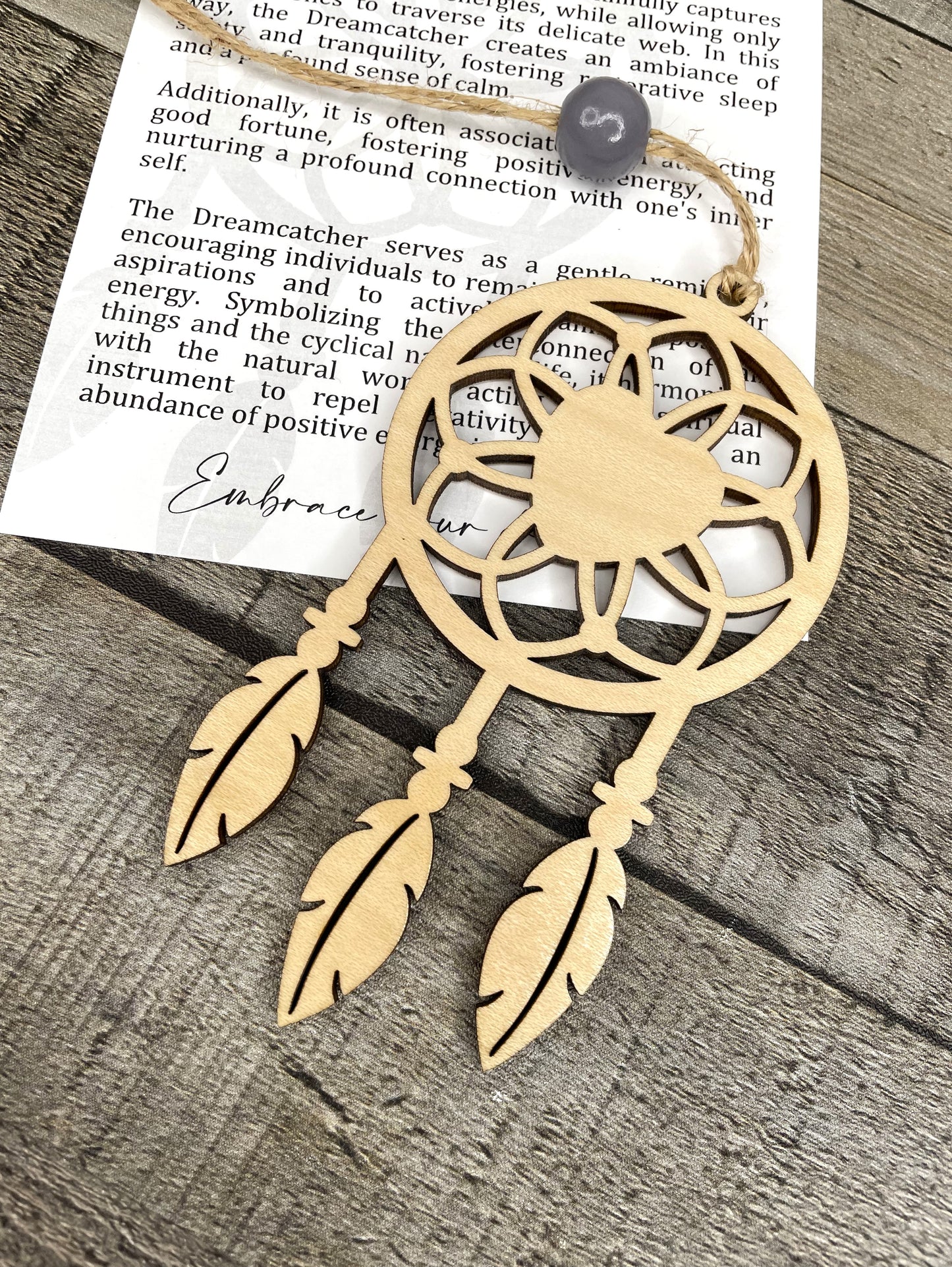 Dreamcatcher Ornament - Story of Mystical Charm