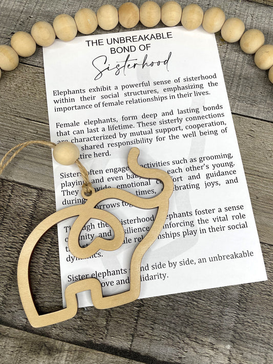 Elephant Ornament - Story of Unbreakable Bond of Sisterhood