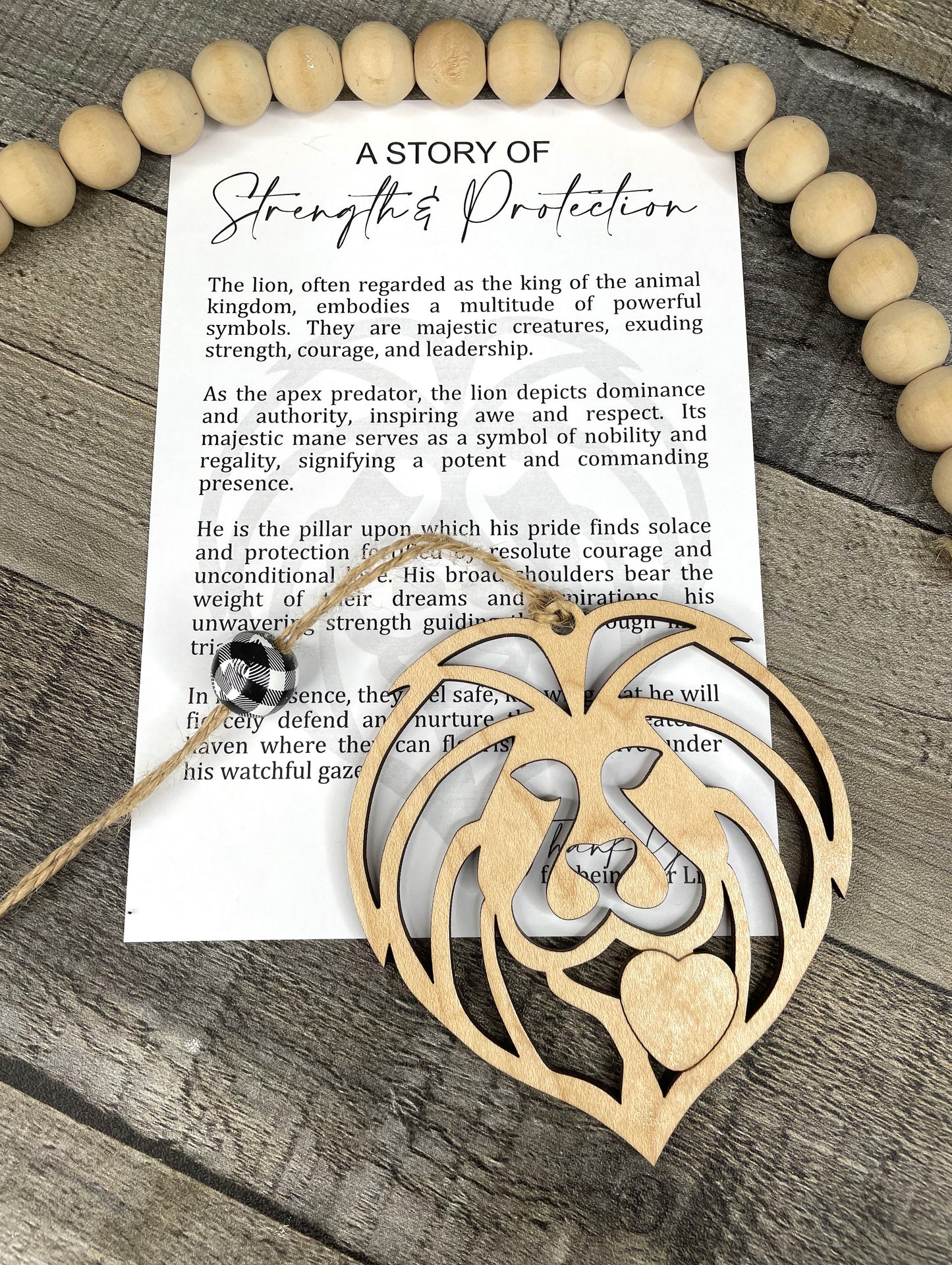 Lion Ornament - Story of Strength and Protection