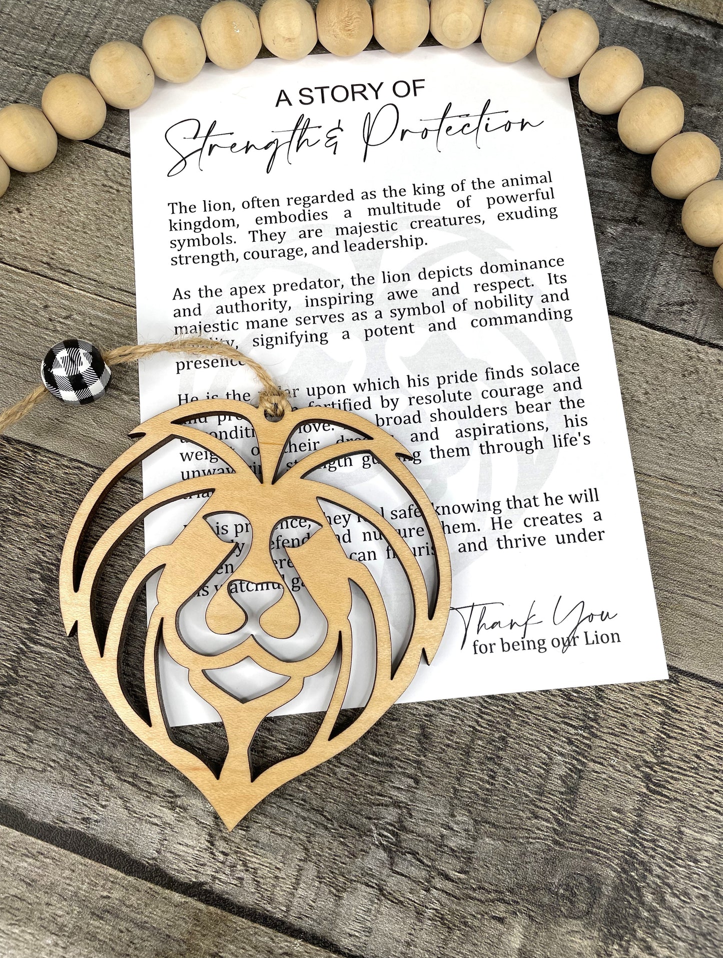 Lion Ornament - Story of Strength and Protection