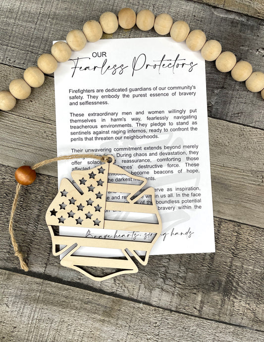 Firefighter Ornament - Story of Our Fearless Protectors