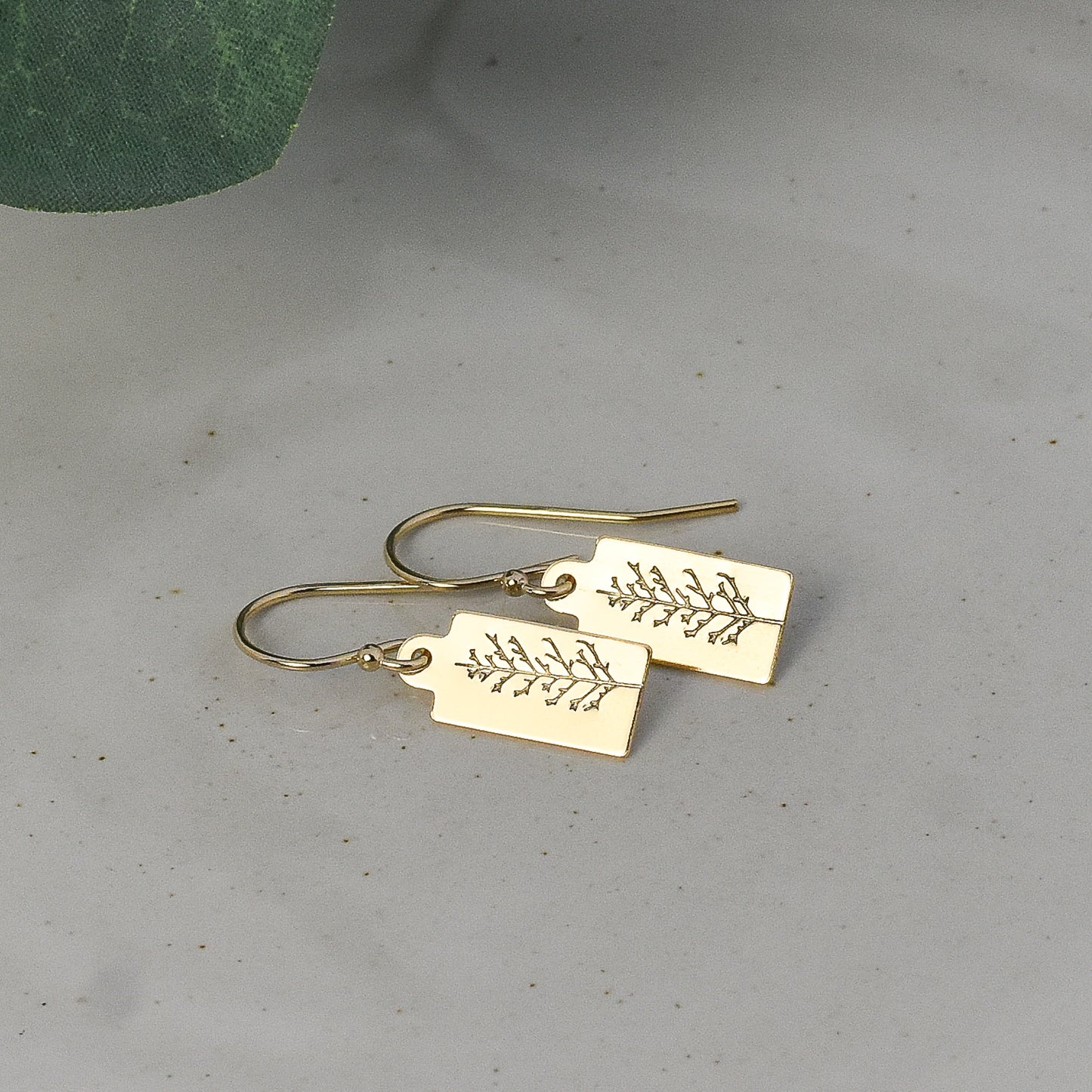 Winter Tree Earrings - Gold or Silver