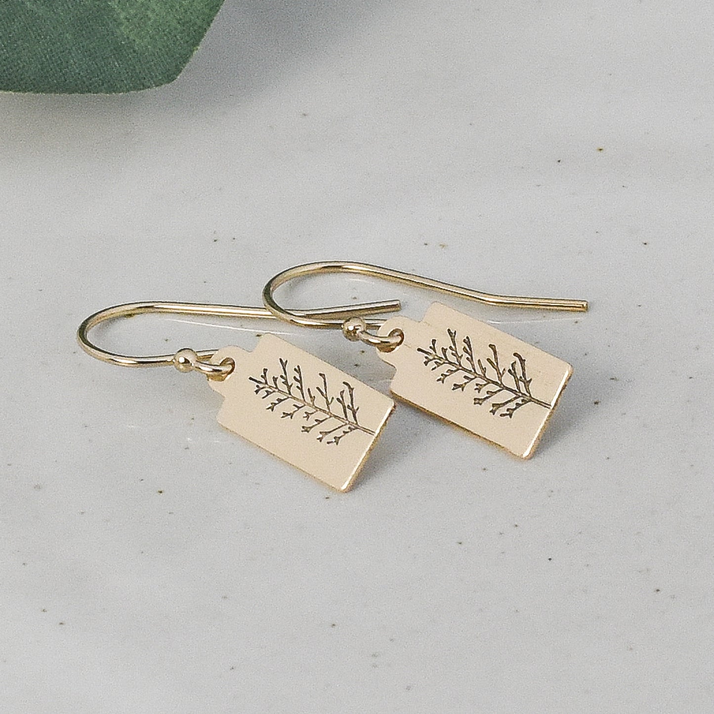 Winter Tree Earrings - Gold or Silver