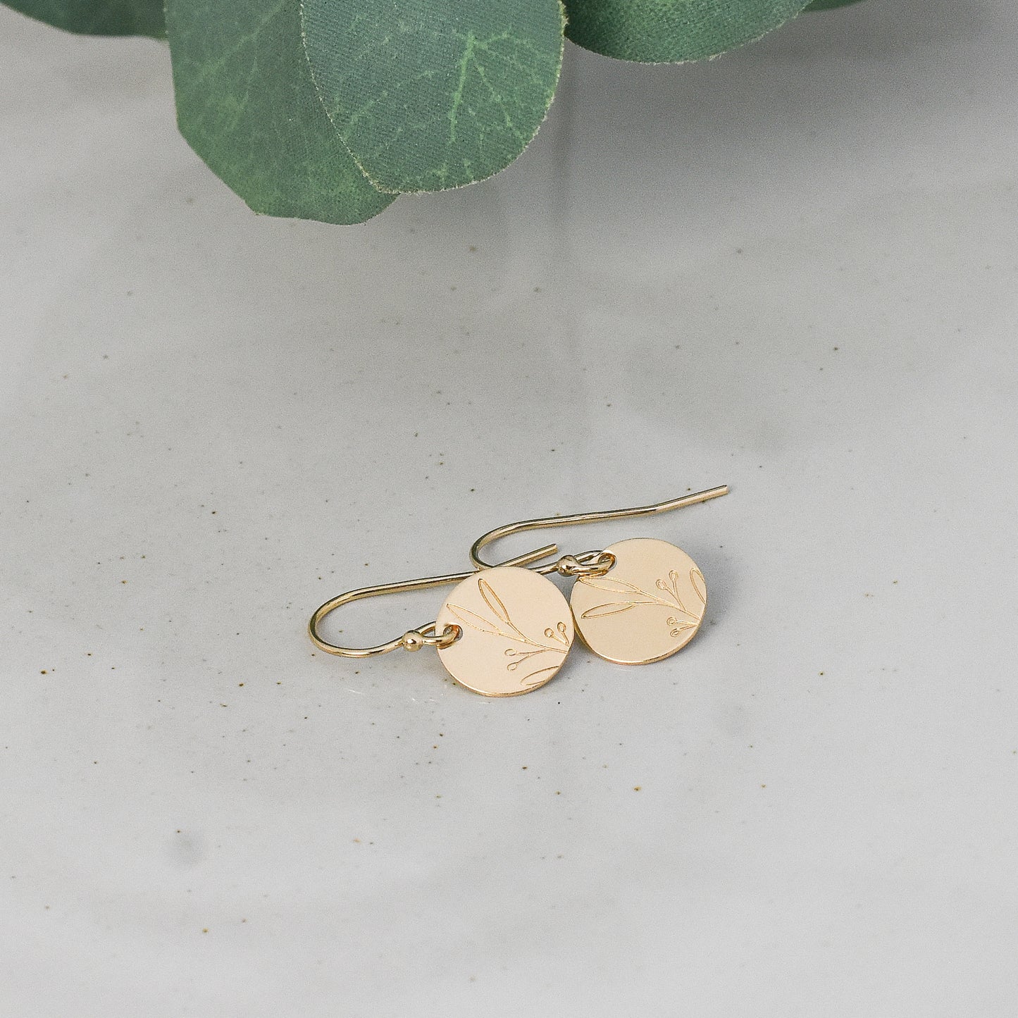 Long Leaves Earrings - Gold or Silver