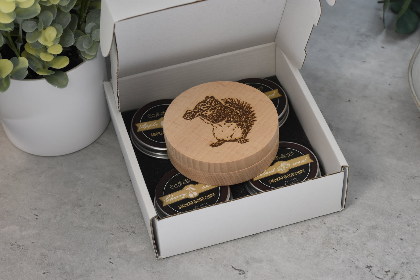 Cocktail Smoking Kit - Custom Engraved Whimsical Design