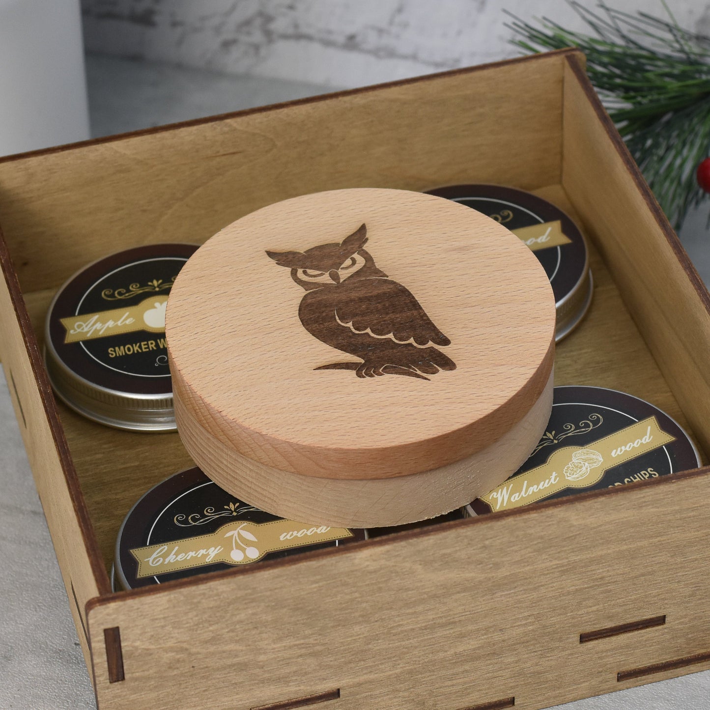 Cocktail Smoking Kit - Custom Engraved Whimsical Design