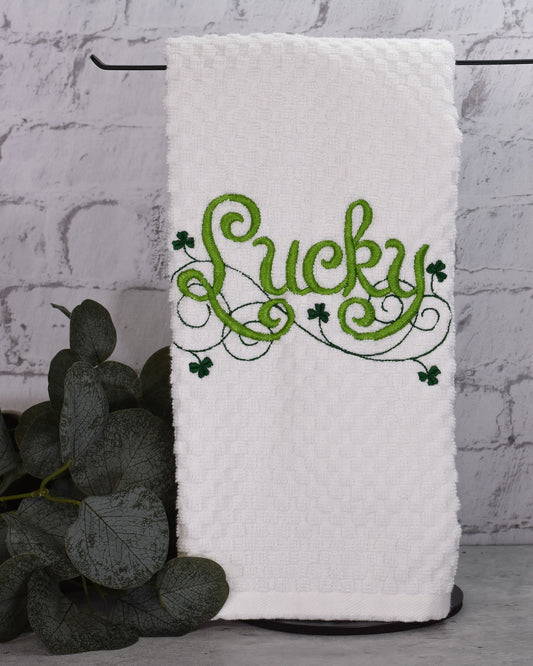 Lucky Towel - Embroidered