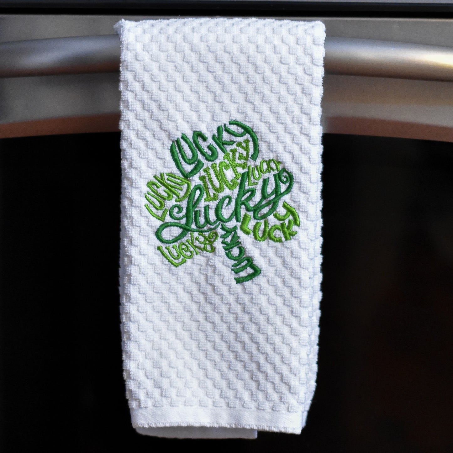 Lucky Clover Towel - Embroidered