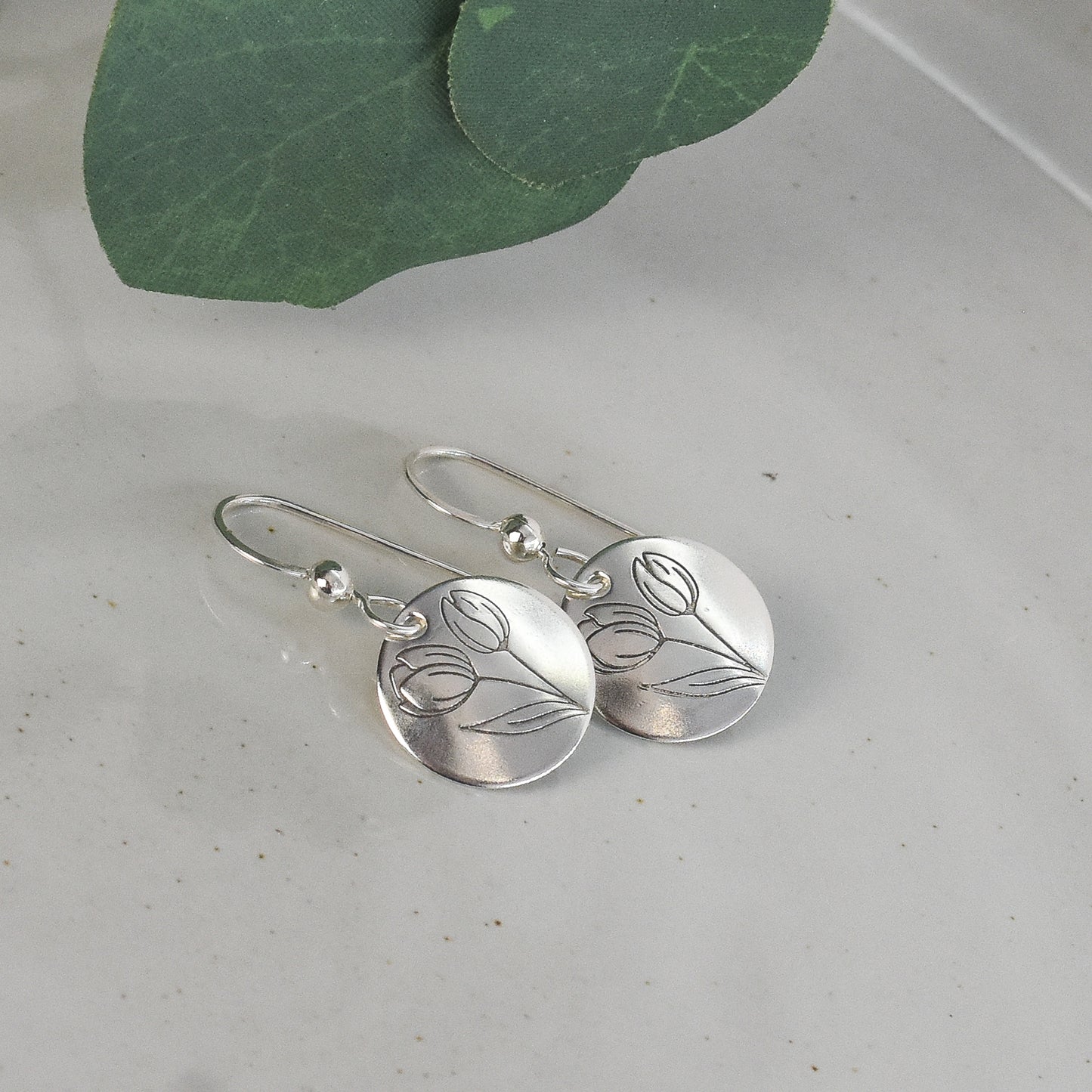 Spring Tulip Earrings