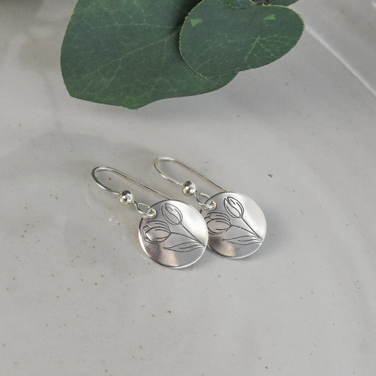 Spring Tulip Earrings