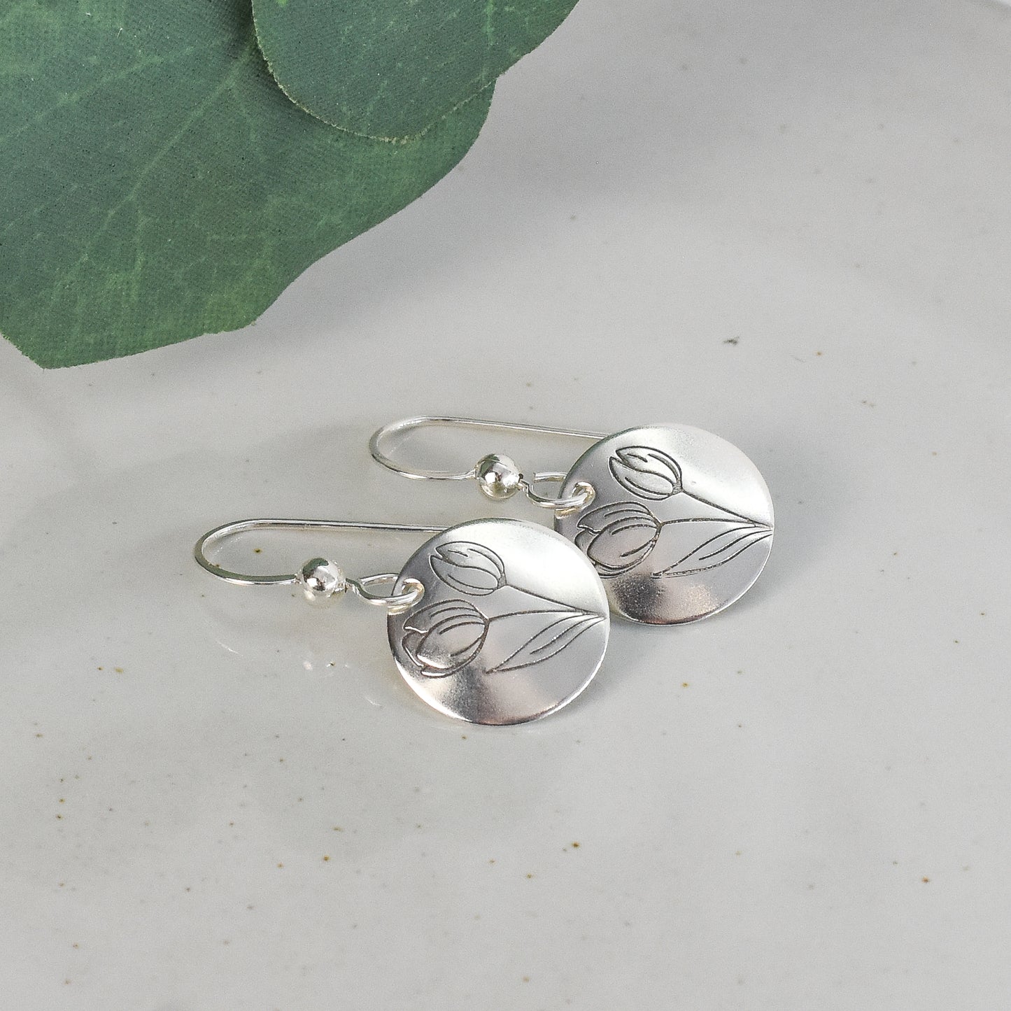 Spring Tulip Earrings