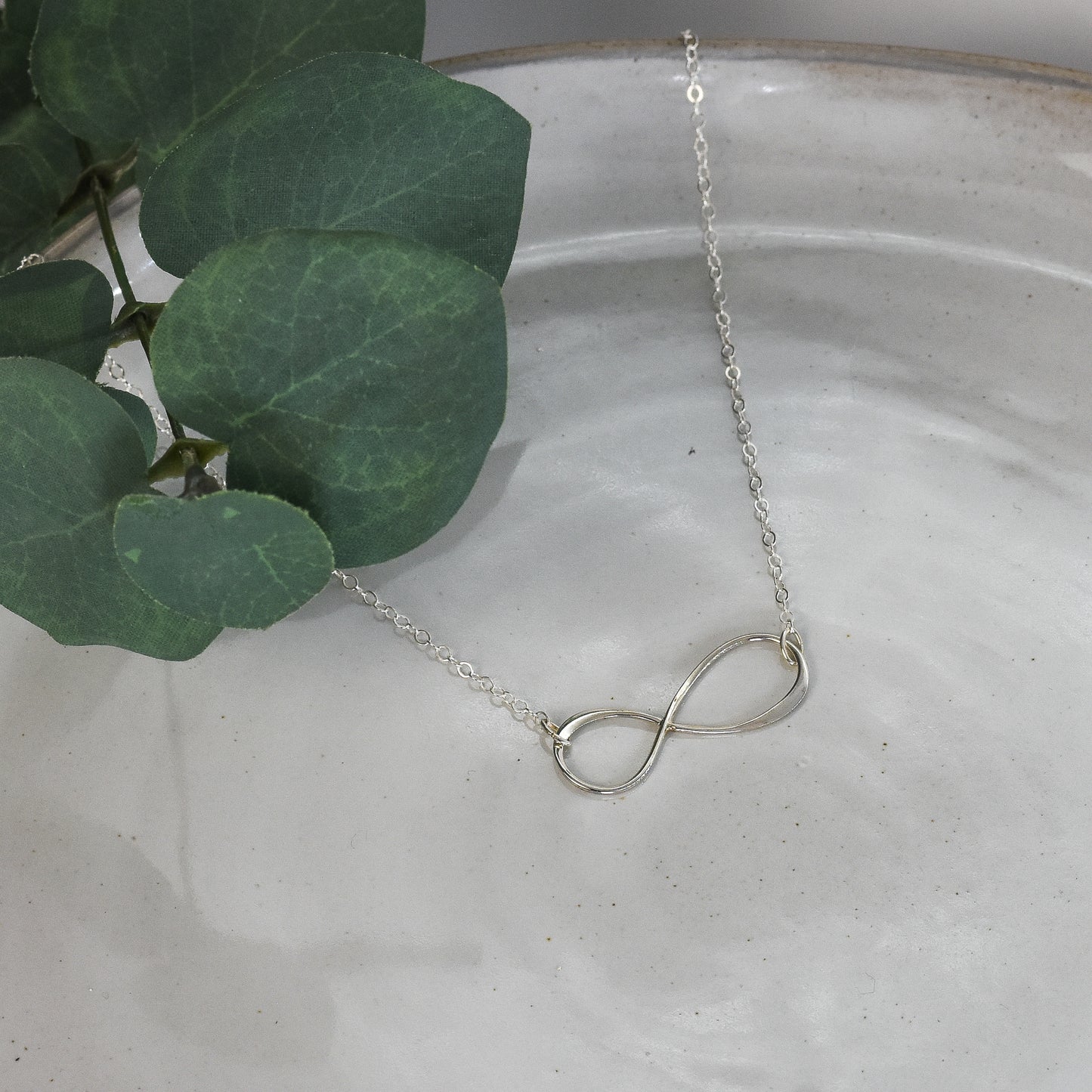 Infinity Circle Necklace - Large