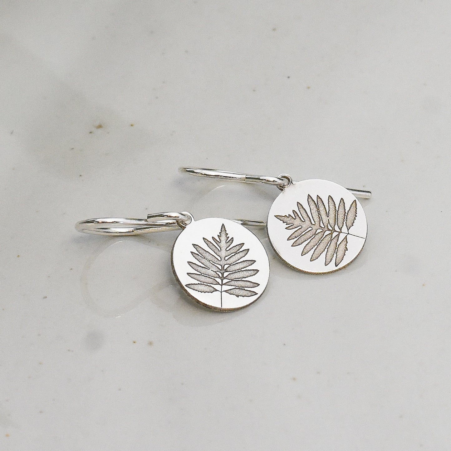 Tropical Fern Leaf Earrings