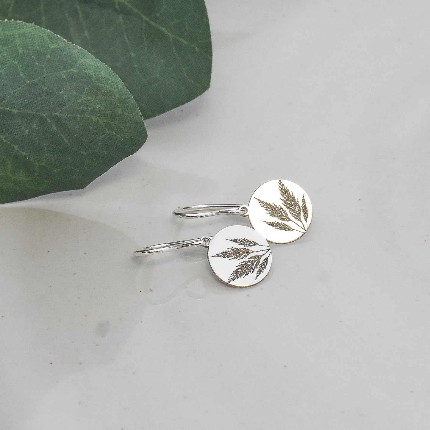 Evergreen Branch Earrings