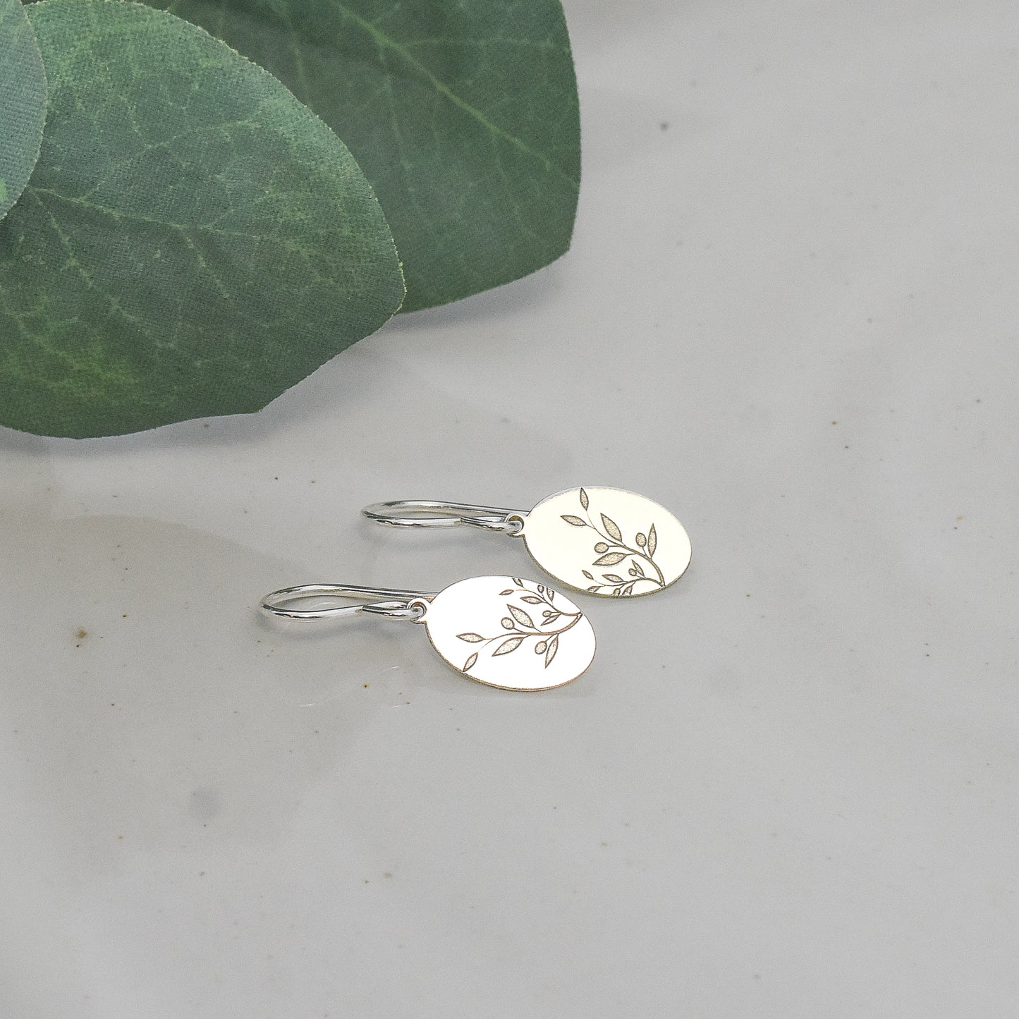 Olive Branch Earrings