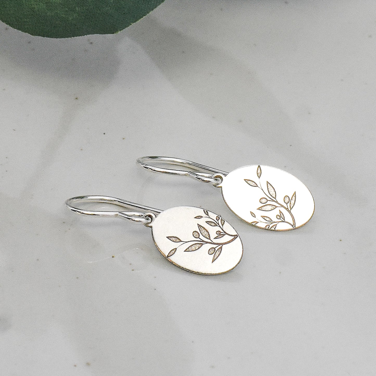 Olive Branch Earrings