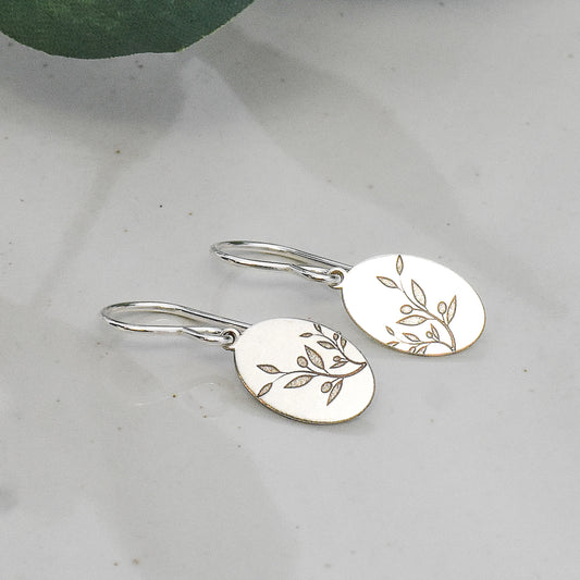 Olive Branch Earrings