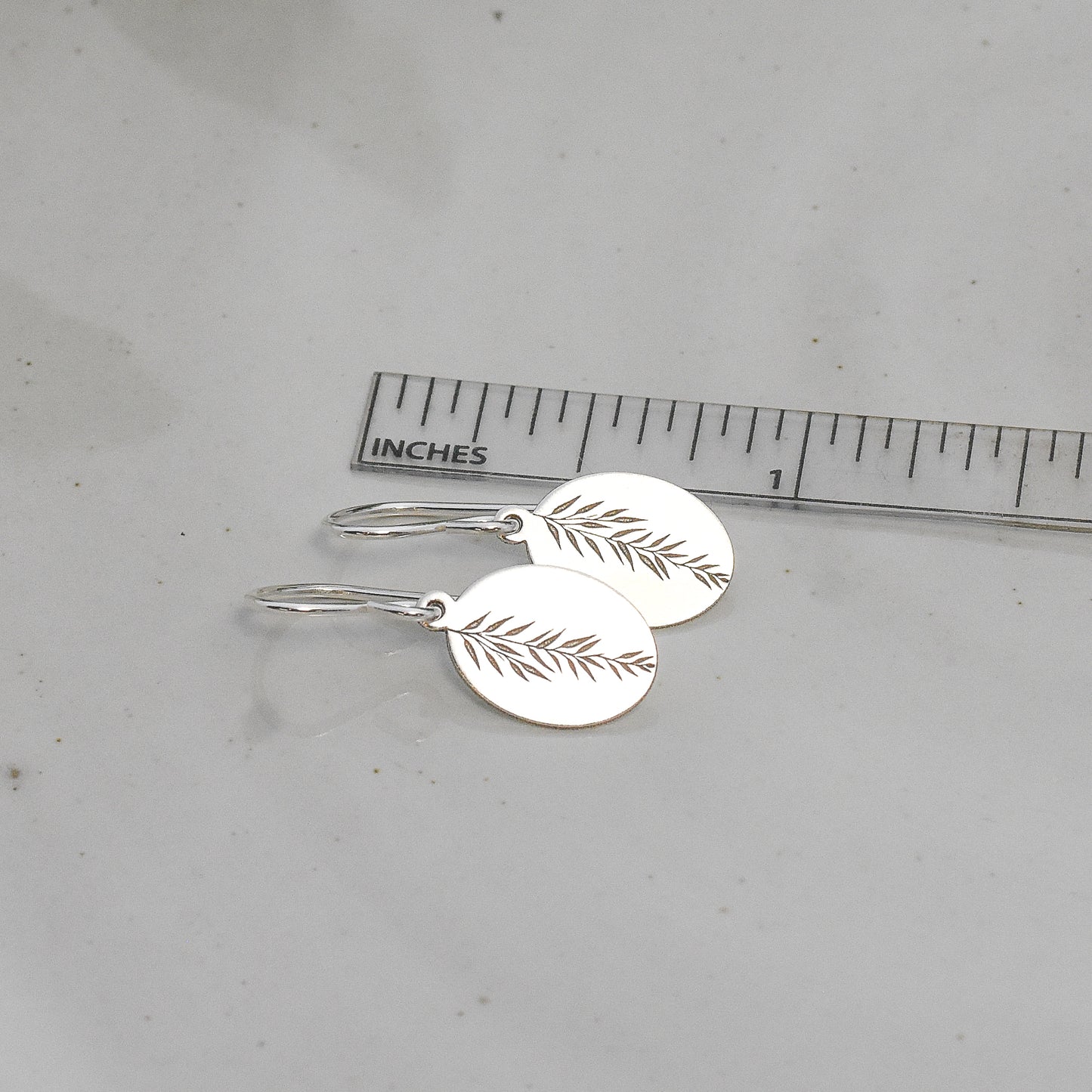 Weeping Willow Branch Design - Sterling Silver Earrings