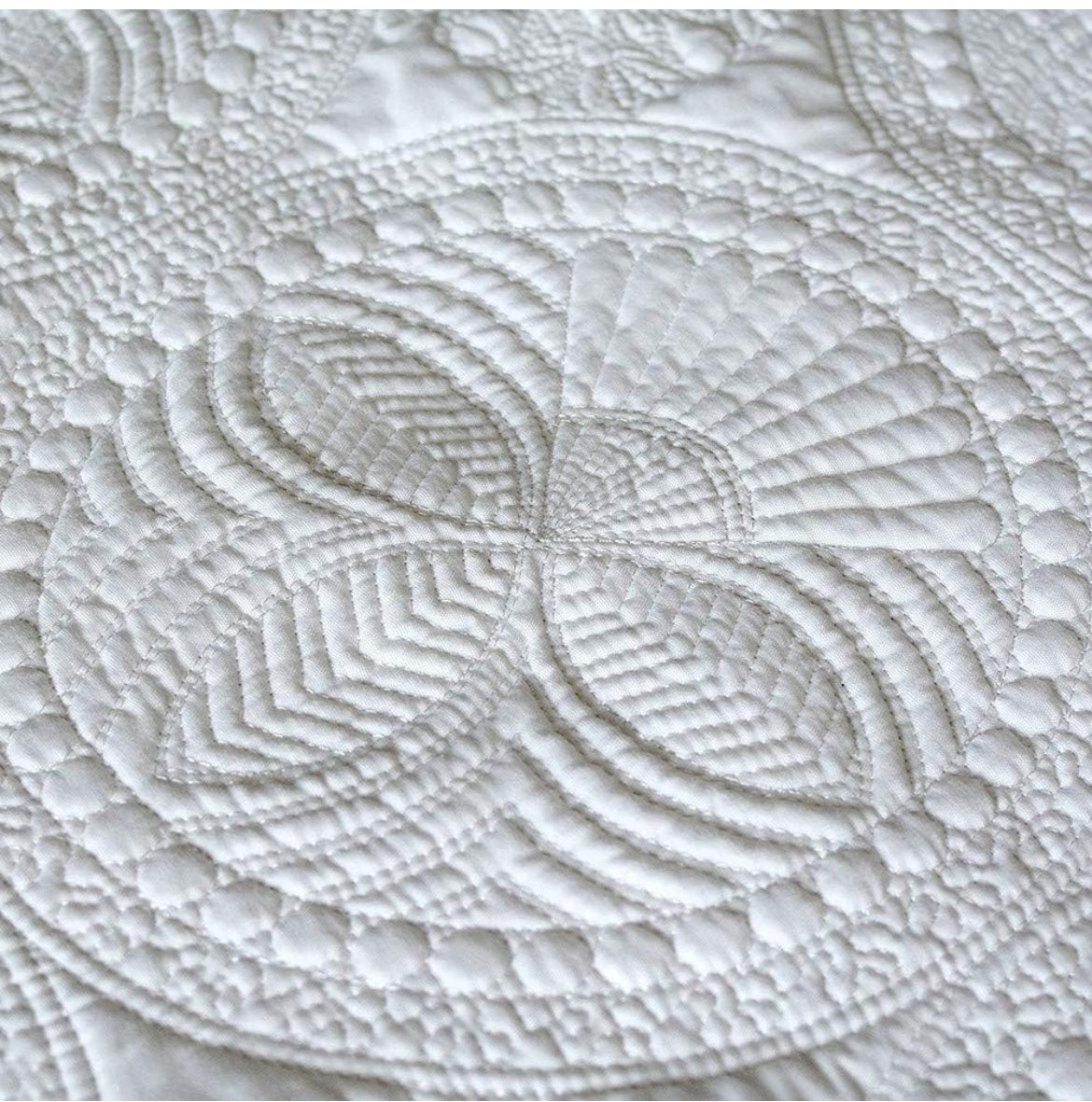 Heirloom Embroidered Baby Quilt