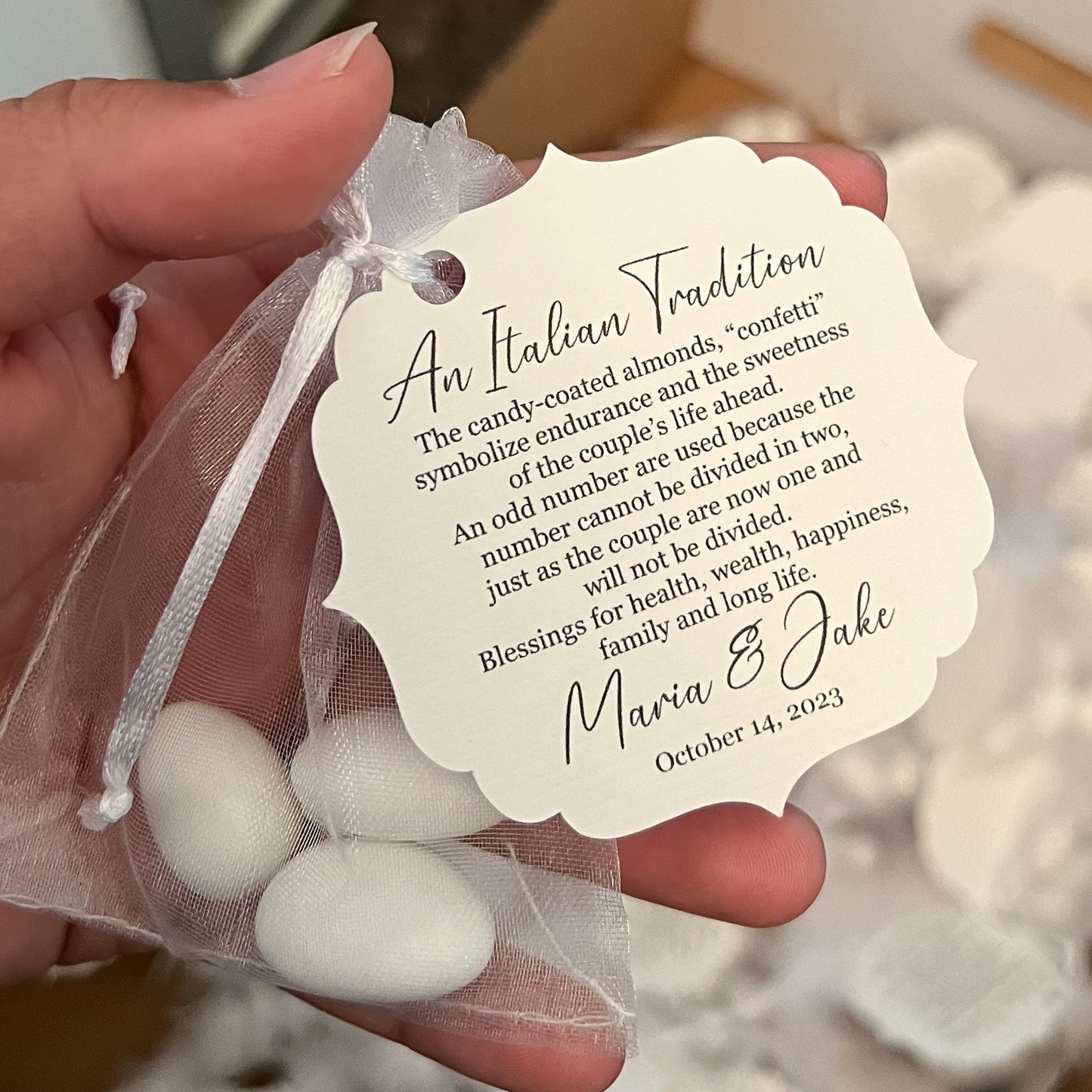 Personalized Favor Tags