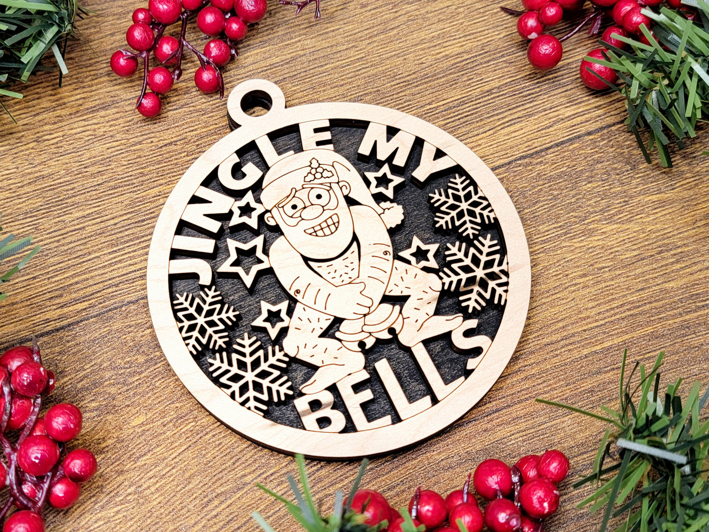 Jingle My Bells Ornament - Funny Holiday Tree Decoration