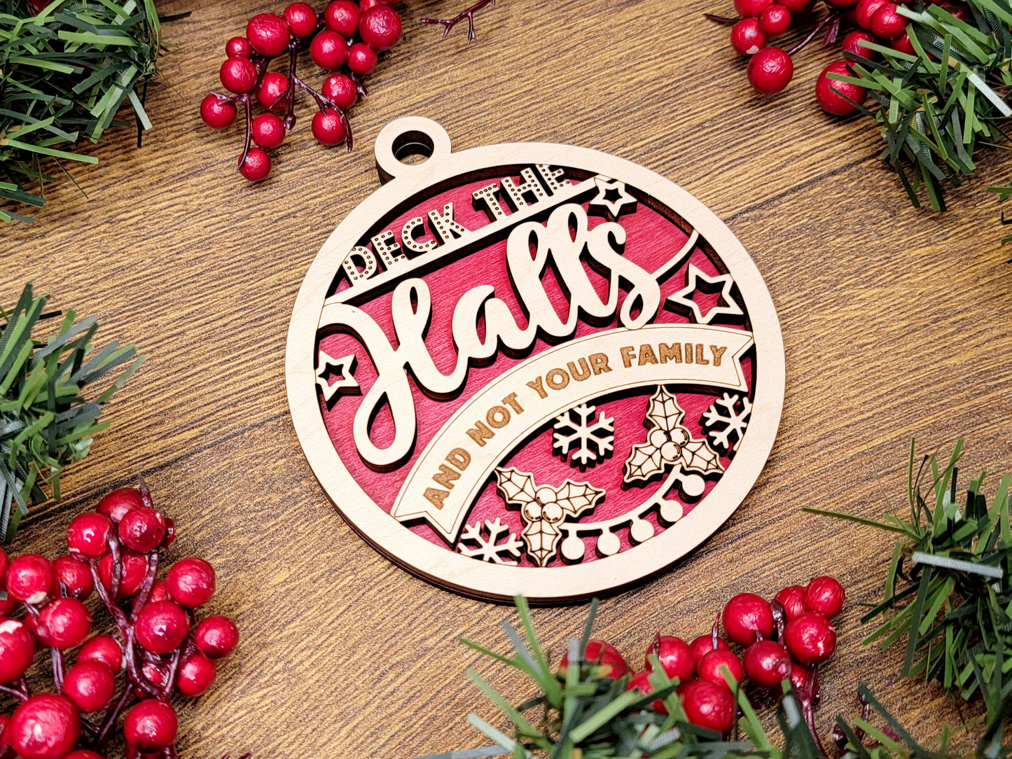 Deck the Halls, Not Your Family Ornament - Funny Holiday Tree Decoration