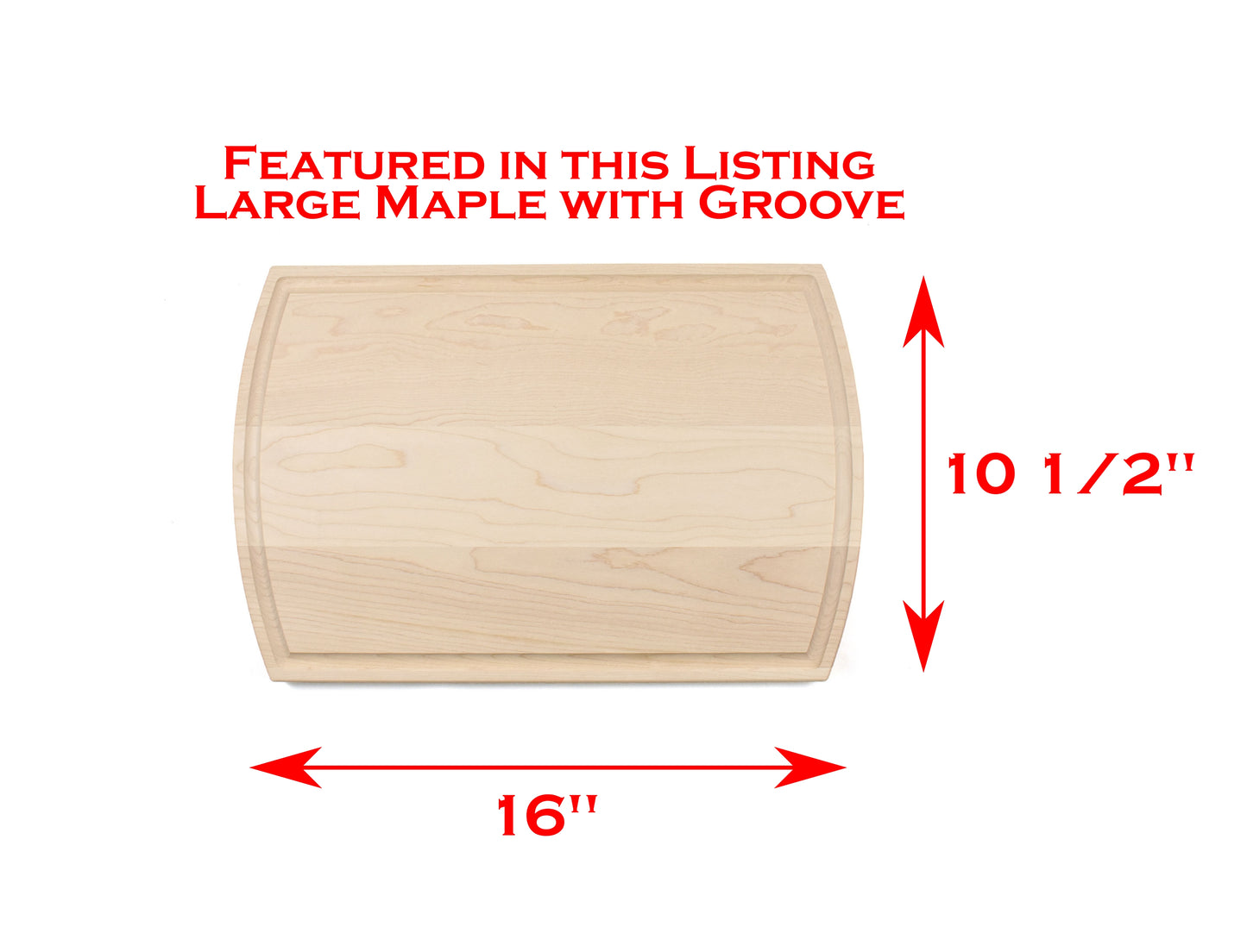 Maple Cutting Board with Juice Groove