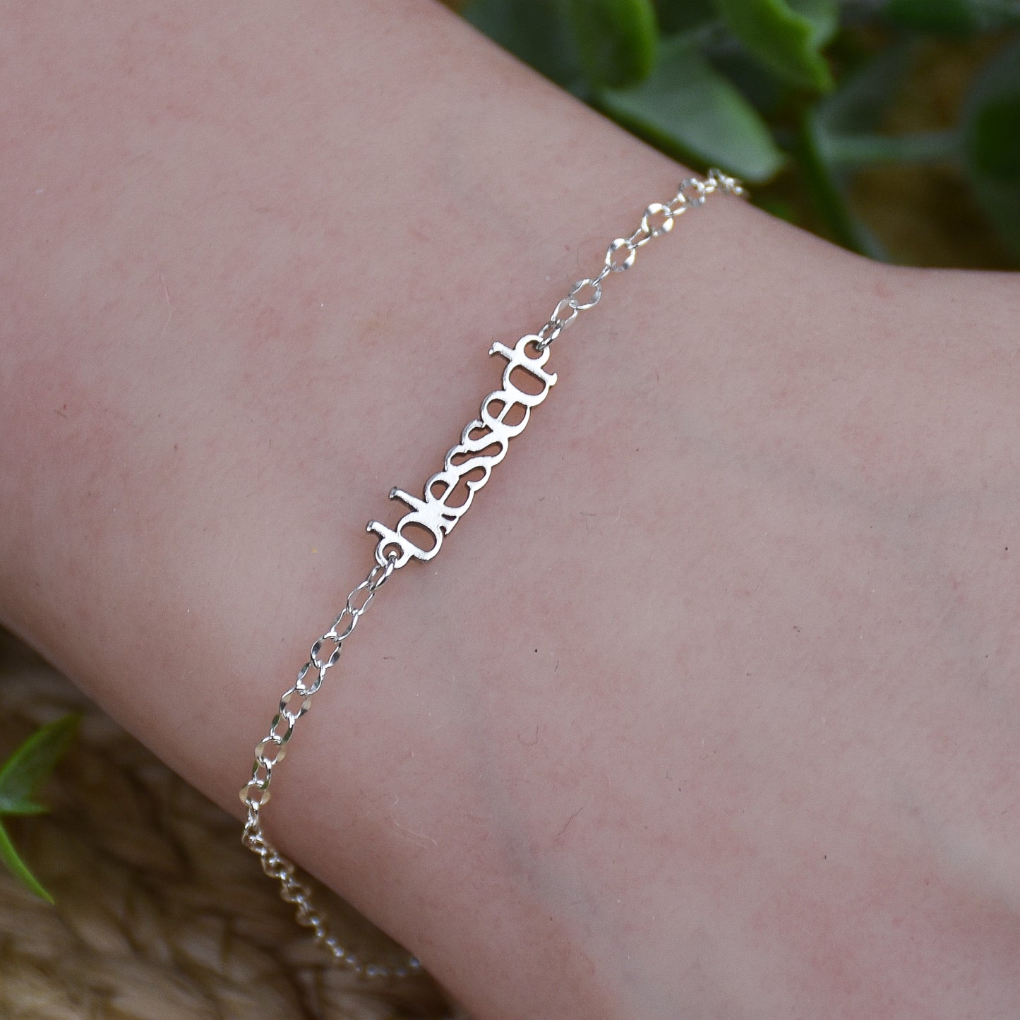 Custom Laser Cut Connector - Sterling Silver Charm