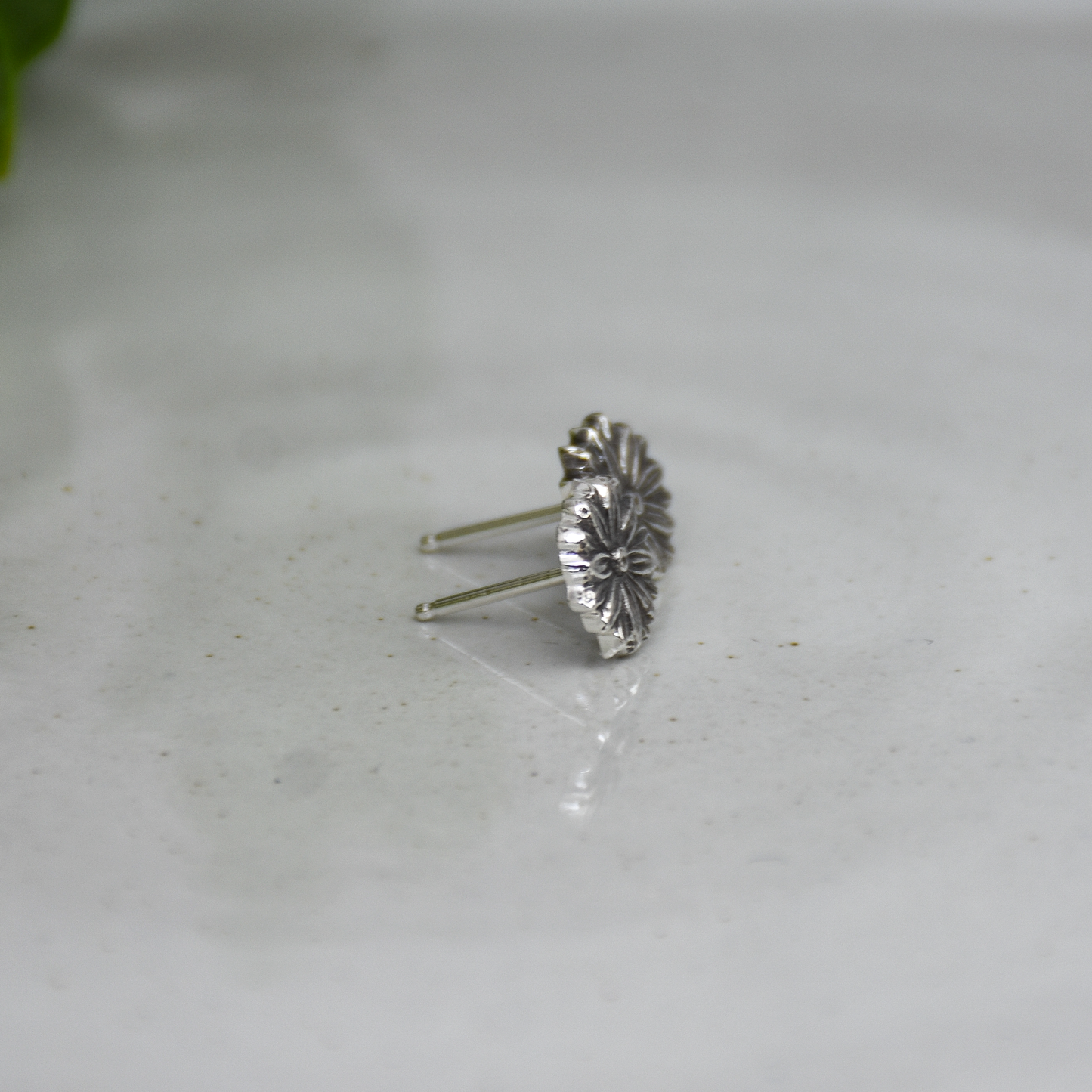 Daisy Post Earrings - Sterling Silver