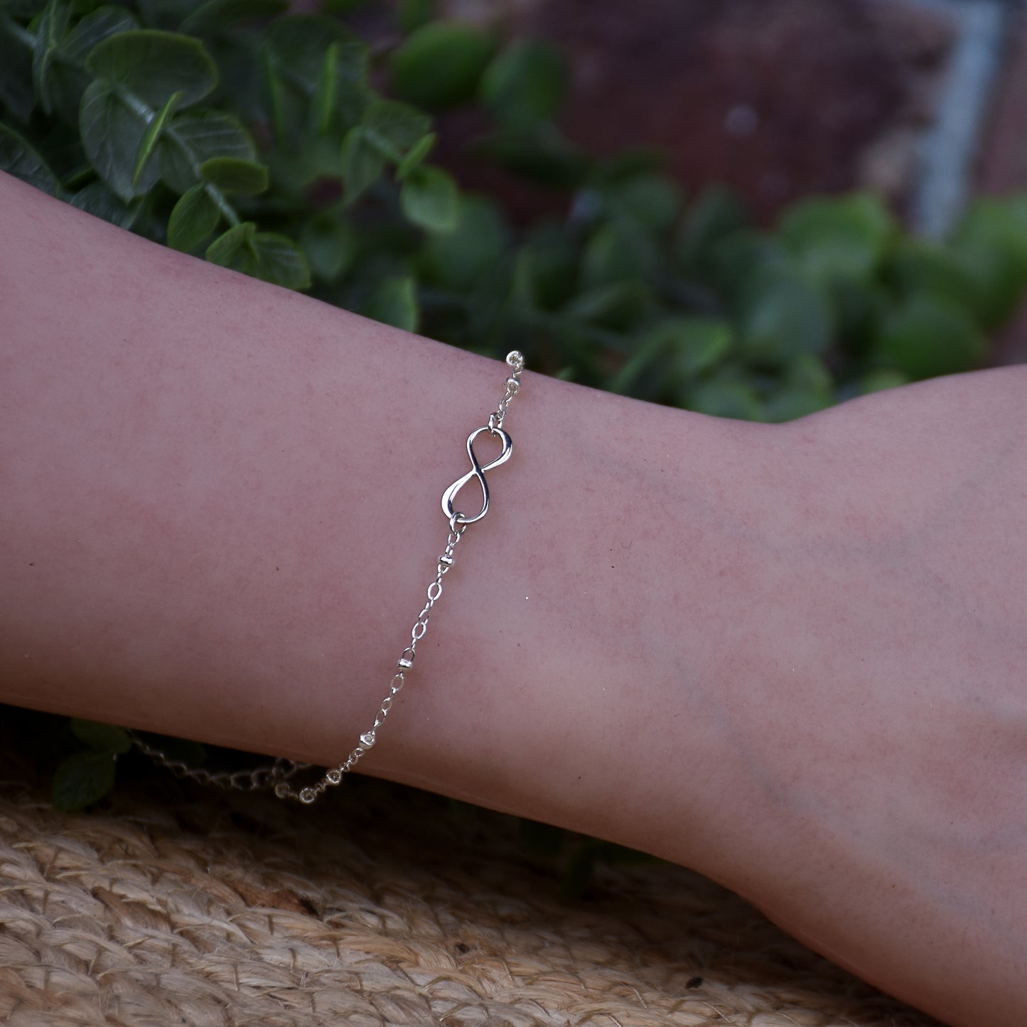 Infinity Link Bracelet - Sterling Silver