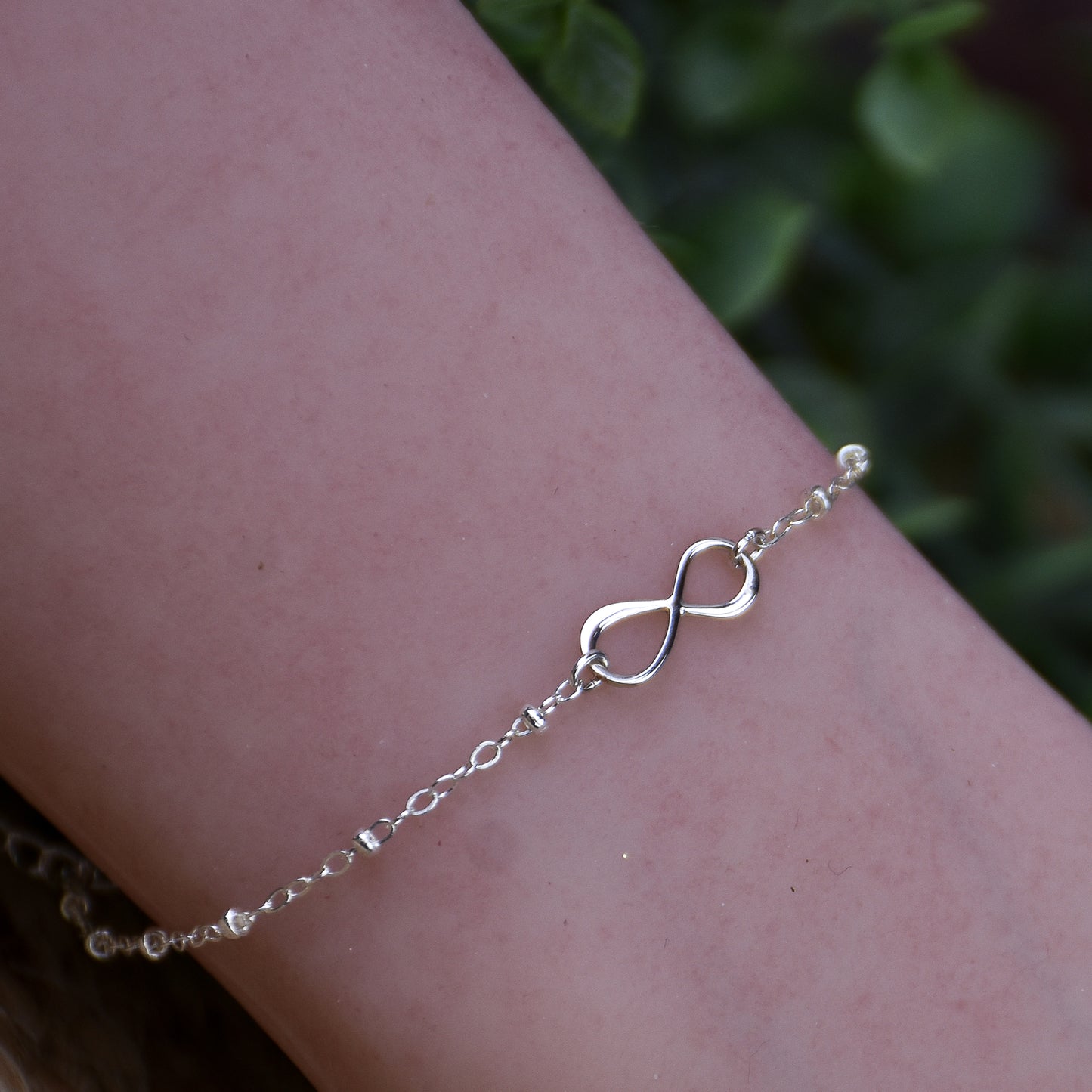 Infinity Link Bracelet - Sterling Silver