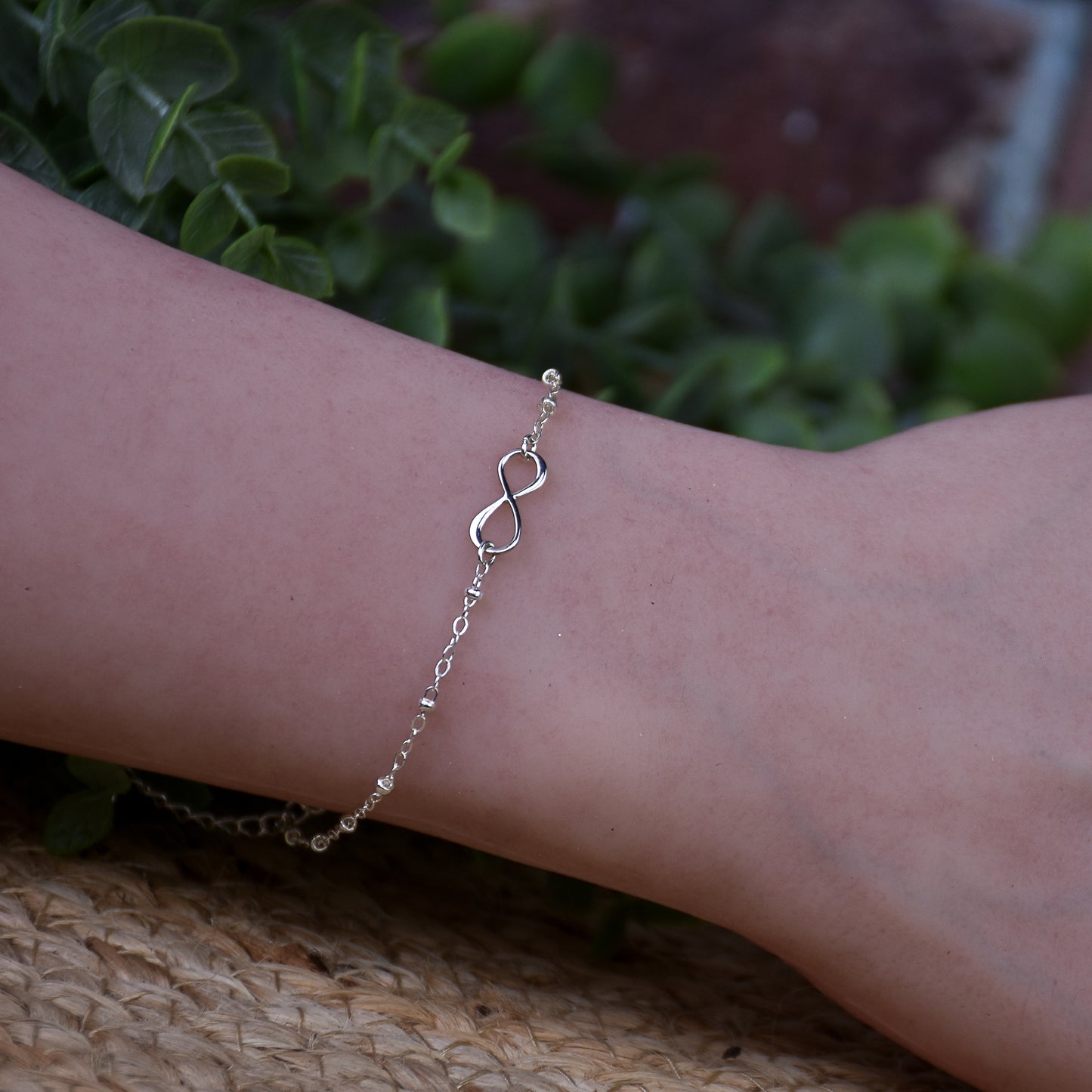 Infinity Link Bracelet - Sterling Silver