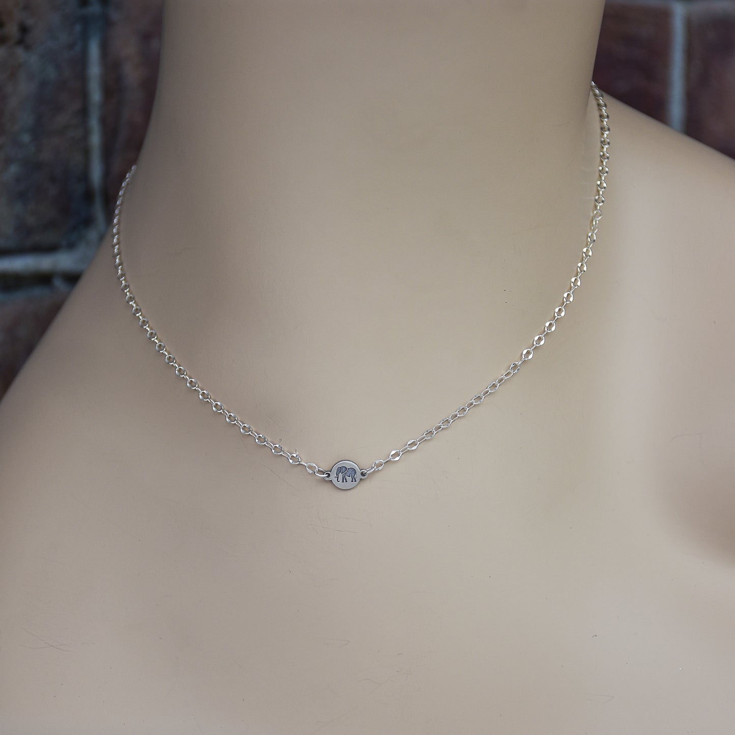 Elephant Sisterhood Link - Sterling Silver Charm