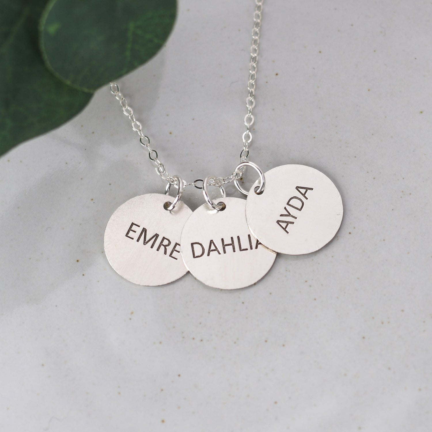 Personalized Sterling Silver Necklaces