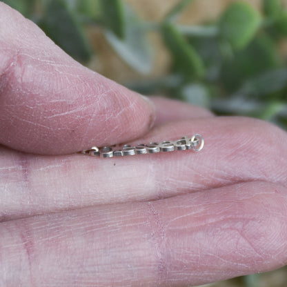 Custom Laser Cut Connector - Sterling Silver Charm