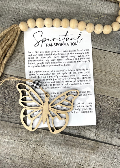 Butterfly Ornament - Story of Spiritual Transformation