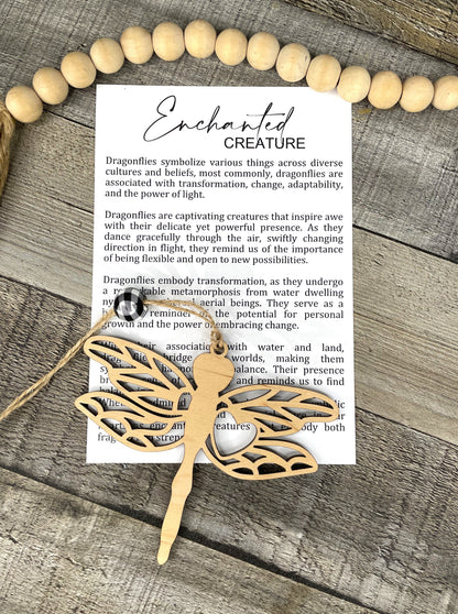 Dragonfly Ornament - Story of the Enchanted Creature