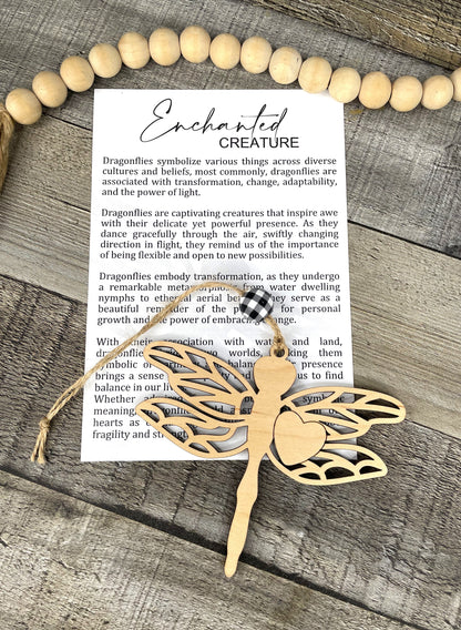 Dragonfly Ornament - Story of the Enchanted Creature