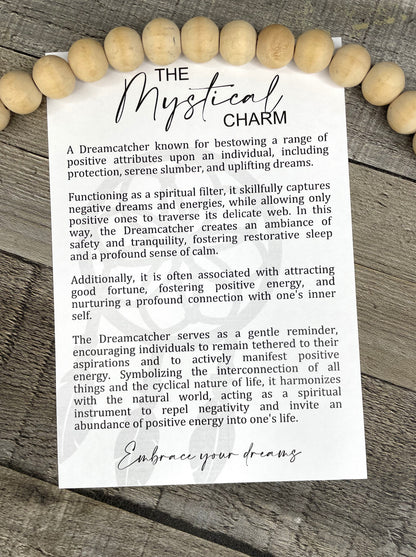 Dreamcatcher Ornament - Story of Mystical Charm