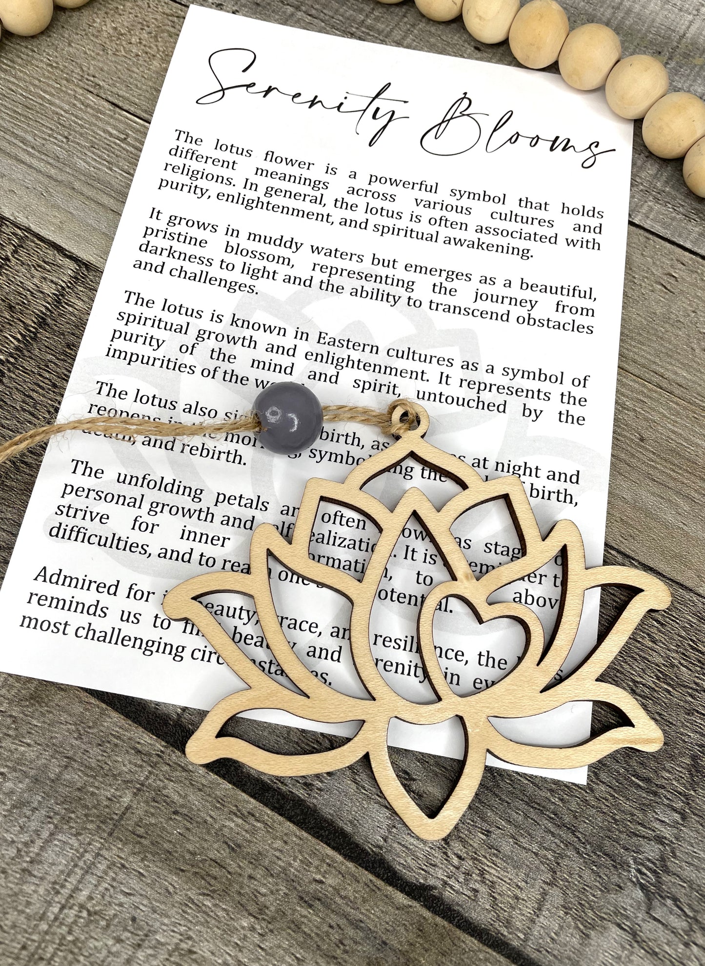 Lotus Flower Ornament - Story of Serenity Blooms