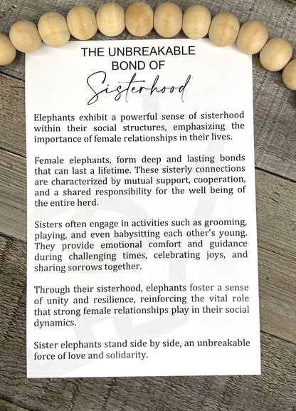 Elephant Ornament - Story of Unbreakable Bond of Sisterhood