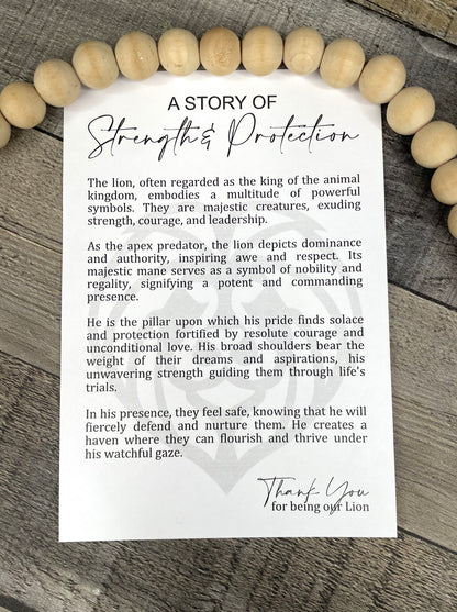 Lion Ornament - Story of Strength and Protection