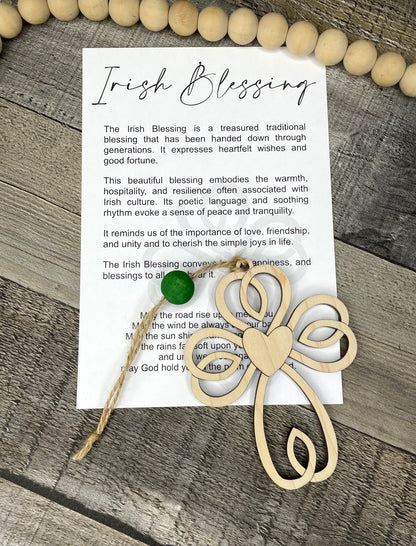 Cross Ornament - Story of the Irish Blessing