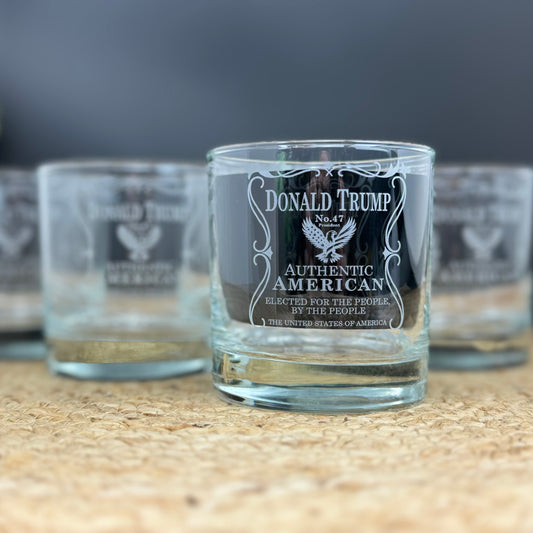 Engraved Whiskey Glass