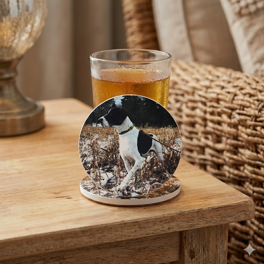 Custom Photo Coaster with Pet - UV Printed Ceramic Tile