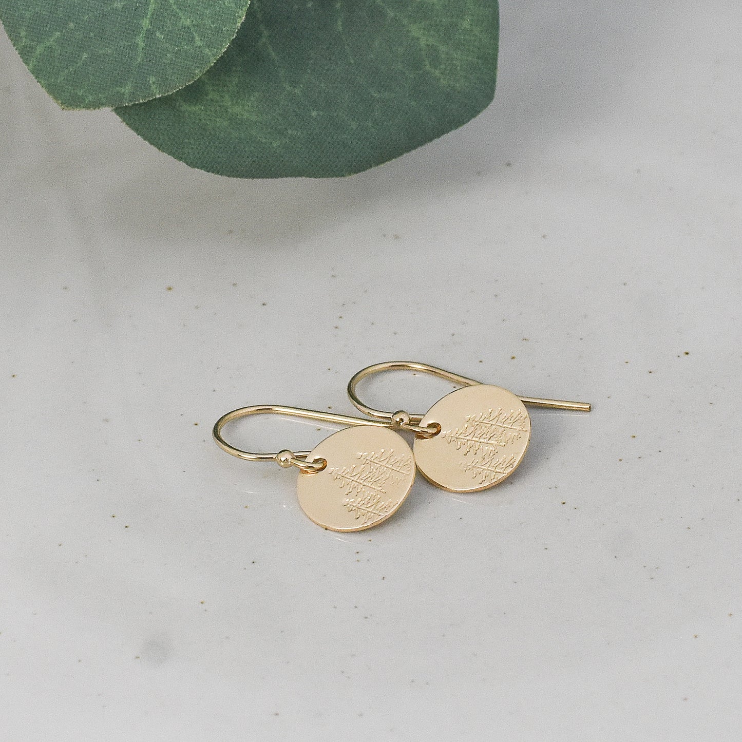 Evergreen Tree Earrings - Gold or Silver